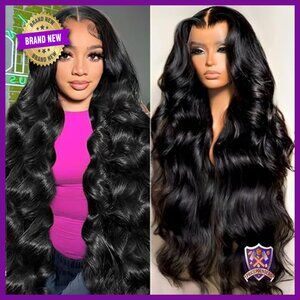 13x6 HD Lace Front Wig 200% Density Body Wave Human Hair Pre-Plucked Glueless